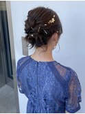お呼ばれヘアアレンジ パーティーヘア