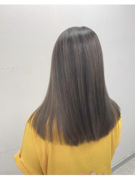 アオアクア バイ グルグル 小岩店(ao akua by GULGUL) ピンクベージュ ストレートでも可愛い☆バレイヤージュ 小岩