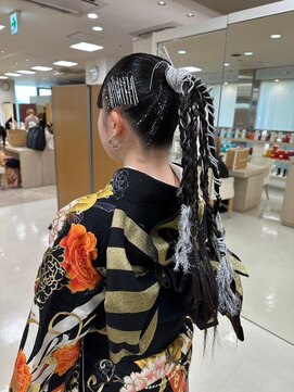 ケンジ 平塚ラスカ店(KENJE) 成人式アレンジ/袴アレンジ/着物/平塚