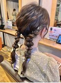 ヘアセット/ヘアアレンジ/ヘアメイク/ハーフアップ/前髪カット