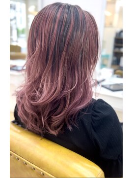 シャルティア(SHALLTIA) ピンクバレイヤージュ【山口県バレイヤージュ】