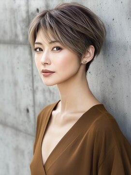 アルトリスト(Altruist Aging×HAIR&SPA) ◎オリーブグレーココアベージュ小顔クラゲヘアー/黒髪/髪質改善