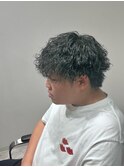 波巻きパーマ
