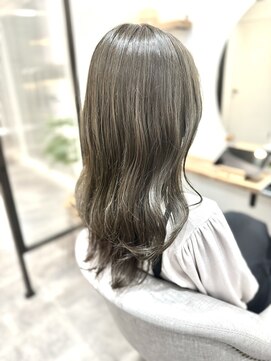 シアアルン 新小岩店(SHEER alun) ロングレイヤー/オリーブカラー/SHEERalun新小岩店
