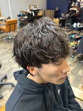 スカイフィールドヘアー(SKY FIELD HAIR) シャドウパーマスタイル