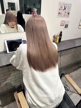 カラ ヘアーサロン(Kala Hair Salon) ハイライトバレイヤージュダブルカラーケアブリーチ20代30代