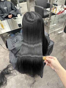 洗煉(SENREN) 髪質改善ストレート＋カット＋艶カラー＋トリートメント