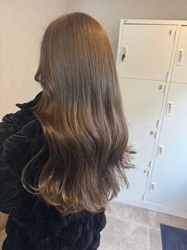 エル 新小岩(elu) 美髪/ワイドバング/レイヤーカット/くすみベージュ/新小岩駅