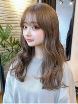 ラフィット 香椎(lafit)&nbsp;ミルクティーベージュ　レイヤーカット　10代20代