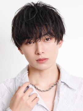 リップス 表参道店(LIPPS) 【シャープパーマ】刈り上げマッシュ ナチュラル束感