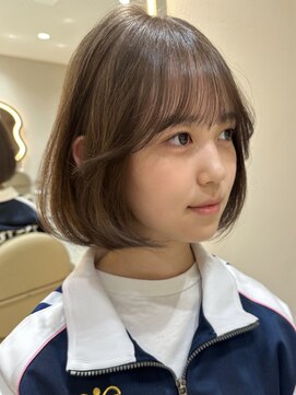 サイン 渋谷(SIGN) 韓国ヘアーハッシュカットレイヤーカットグレージュブリーチ無し