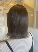 メルティカラー似合わせカット水素ケア×外ハネボブ2025/2