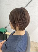 大人ショート×チェスナットブラウン