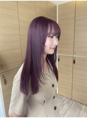 一気に垢抜け！色落ちまで楽しめるラベンダーカラー♪