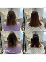 モンヘアー(mont hair)&nbsp;髪質改善トリートメント、縮毛矯正で艶髪へ