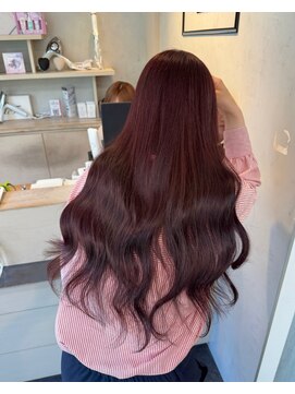 ジュイル シブヤ(JEWIL SHIBUYA) 韓国風巻き/ワインレッド/チェリーレッド