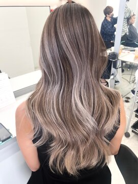 ジルブラン 土浦(JIL BLAN) ハイライトバレイヤージュダブルカラーケアブリーチ20代30代