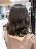 コテ巻き風パーマ　デジタルパーマ