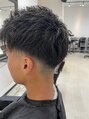 アグ ヘアー アクシス 山形店(Agu hair axis)&nbsp;薄めの刈り上げから2ブロックスタイルで軽さと動きを！