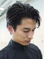 フィフス 大分(fifth)&nbsp;大分毛流れニュアンスパーマメンズカットオールバックマッシュ