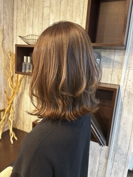 白髪ぼかしナチュラルハイライト