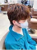 メンズマッシュニュアンスパーマシャドウパーマ博多