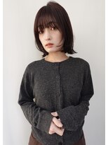 ベル 銀座5丁目店(Belle)&nbsp;顔まわりレイヤー/外はねボブ/簡単スタイリング