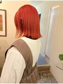 〈浅草 半個室〉パキッとハイトーン/パンクオレンジ