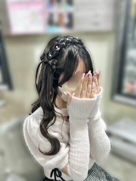 アイビー 新宿(IVY) 編みカチュりぼん