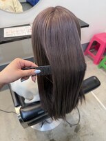 ラック 津田沼(LUCK)&nbsp;ラベンダーグレージュダブルカラーインナーカラーケアブリーチ