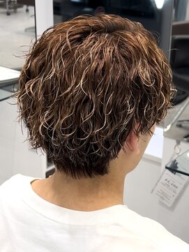 オーシャントーキョー 仙台(OCEAN TOKYO) ラルフショートサーフカールメンズパーマ