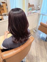 マカナ(makana) ブリーチなしボルドーカラー