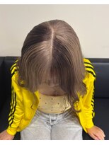ベレーザ 渋谷(BELEZA)&nbsp;20241_ミルクティーベージュエンドカラーリタッチブリーチカラー
