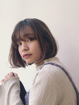 ガーデントウキョウ(GARDEN Tokyo) 【GARDEN田中麻由】ナチュラルベージュ×うるつやワンカールボブ