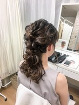 ヘアセット専門店 ナゴミ 渋谷店(nagomi)&nbsp;ポニーテール風ハーフアップ