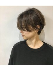 salon ao リアルスタイル　ハンサムショート