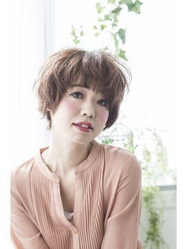 ミエル ヘア 新宿(miel hair) 【miel hair新宿】マッシュショートボブ