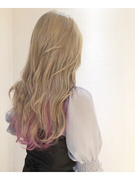 シエルココ(ciel-coco) ホワイトベージュ×ピンク