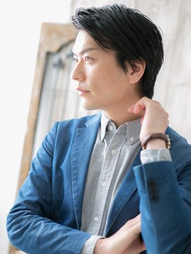 理容ハンサム 戸田公園店 アレンジ自在♪七三アップバングショートB