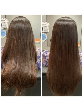 アミーベル(AMI a BELLE) しなやか潤いブラウンヘア