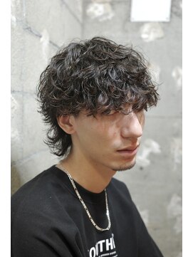 アカ(ACA) メンズカットパーマ波巻ツイストスパイラルパーマ札幌大通