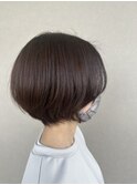 白髪ぼかしショートボブ