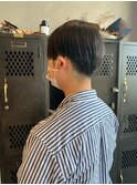 襟足すっきり刈り上げマッシュカット ナチュラルカジュアル