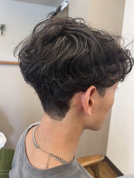 ジーン 高円寺(gene) メンズパーマ【似合わせ /白髪ぼかし/ハイライト/ 高円寺】