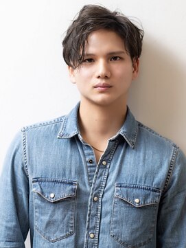 ナンプウ(Nanpu) 《Nanpu》アシンメトリーアップバングヘア◎20代30代