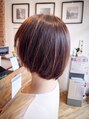 オーブ ヘアー ノア 熊谷店(AUBE HAIR noa) マッシュボブ<カラー>ピンクMIXハイライト