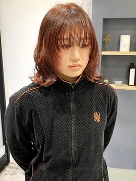 ラミエバイメルト 下北沢(lamie by melt) 花田/似合わせカット/イメチェン/レッドブラウン/フルバング