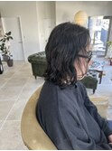 外ハネメンズミディアムスパイラル
