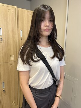 ローレンジウ(LOREN JU) 透明感髪質改善ベージュダブルカラーミルクティーグレージュ