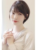 【 Ｉ. 】30代からの襟足すっきり前下がりショートボブ　川口